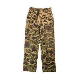 Rattlers Brand Vintage Duck Camo Canvas Pants Mens Size 28x30